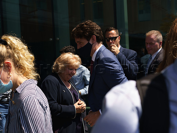 PM Justin Trudeau in Surrey to announce a 1.3 Billion Dollar fund for new Skytrain to Langley