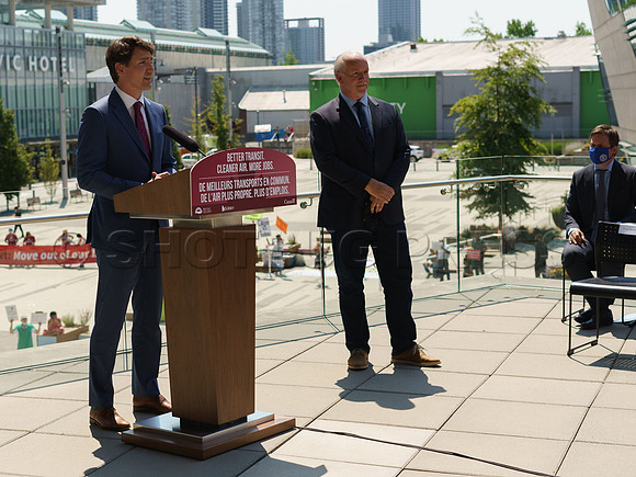 PM Justin Trudeau in Surrey to announce a 1.3 Billion Dollar fund for new Skytrain to Langley