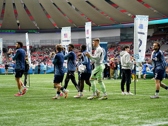 March 2, 2025 LA FC fall to the Vancouver Whitecaps FC 2-1 at BC Place in Vancouver, BC,