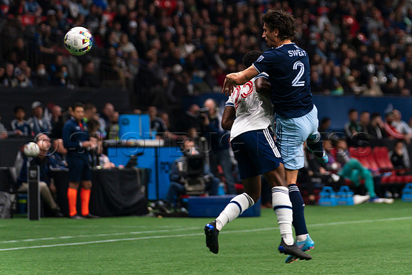 Sat, April 2, 2022 The Vancouver Whitecaps FC clinch a 1-0 win over Sporting Kansas City in Vancouver.