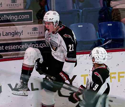 Wes Shaw Swift Current Bronco's at Vancouver Giants  20231013 -85866