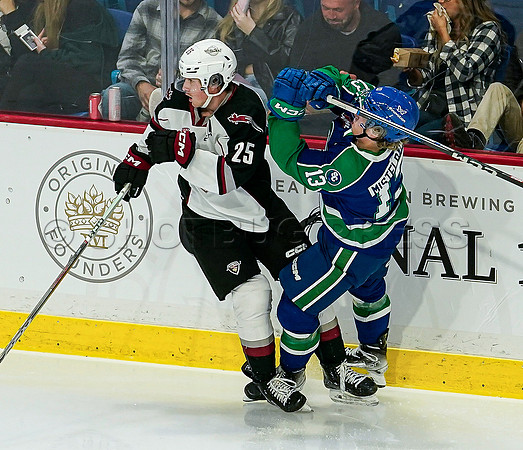 Wes Shaw Swift Current Bronco's at Vancouver Giants  20231013 -86271