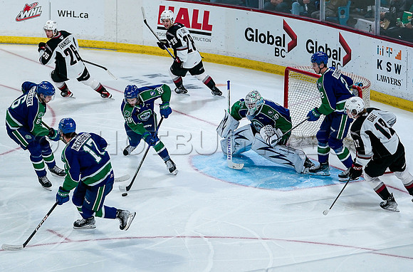 Wes Shaw Swift Current Bronco's at Vancouver Giants  20231013 -86558