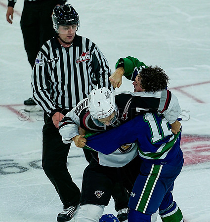 Wes Shaw Swift Current Bronco's at Vancouver Giants  20231013 -86653