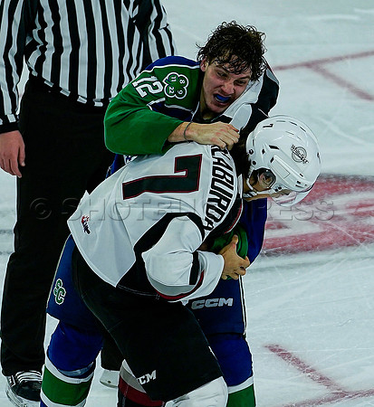 Wes Shaw Swift Current Bronco's at Vancouver Giants  20231013 -86662
