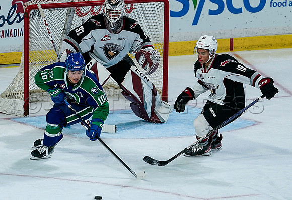Wes Shaw Swift Current Bronco's at Vancouver Giants  20231013 -86745