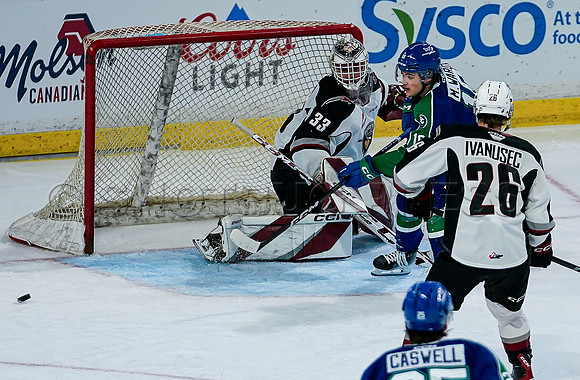 Wes Shaw Swift Current Bronco's at Vancouver Giants  20231013 -86800