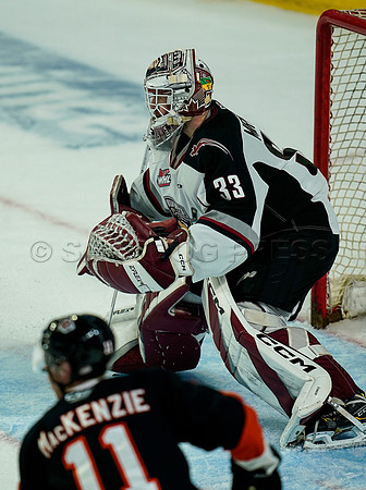 Wes Shaw Vancouver Giants fall to the Medicine Hat Tigers 3-2  20231018 -86901