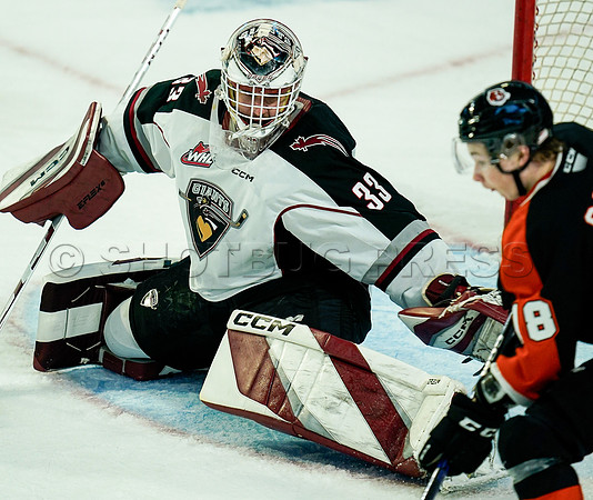 Wes Shaw Vancouver Giants fall to the Medicine Hat Tigers 3-2  20231018 -86905
