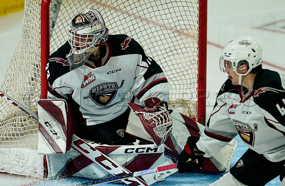 Wes Shaw Vancouver Giants fall to the Medicine Hat Tigers 3-2  20231018 -86909