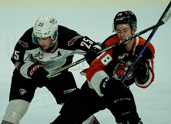 Wes Shaw Vancouver Giants fall to the Medicine Hat Tigers 3-2  20231018 -86910