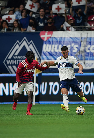 Vancouver Whitecaps FC take a 1-0 win vs Dallas FC, Saturday, September 25, 2021 at BC Place in Vancouver, BC, Canada.