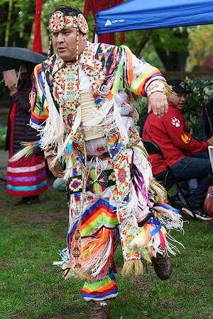 Thurs, May 5, 2022 Red Dress Day in support of missing and murdered Indigenous women.