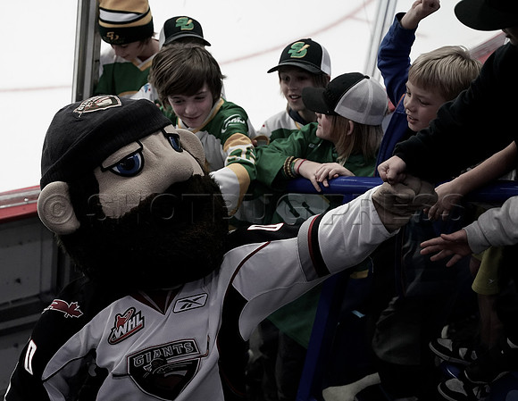 Victoria Royals take the Vancouver Giants 3-2 at Langley Event Centre, in Langley, BC, Canada, October 27, 2023.