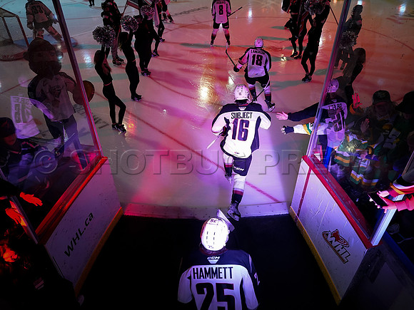 Victoria Royals take the Vancouver Giants 3-2 at Langley Event Centre, in Langley, BC, Canada, October 27, 2023.