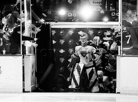 Victoria Royals take the Vancouver Giants 3-2 at Langley Event Centre, in Langley, BC, Canada, October 27, 2023.