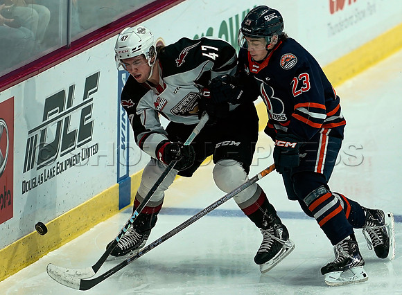 SB-Wes Shaw Kamloops Blazers fall to the Vancouver Giants 4-3  20231029 -93357