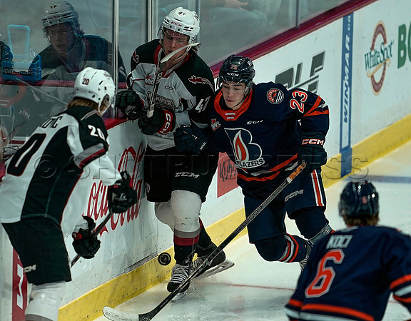 SB-Wes Shaw Kamloops Blazers fall to the Vancouver Giants 4-3  20231029 -93359
