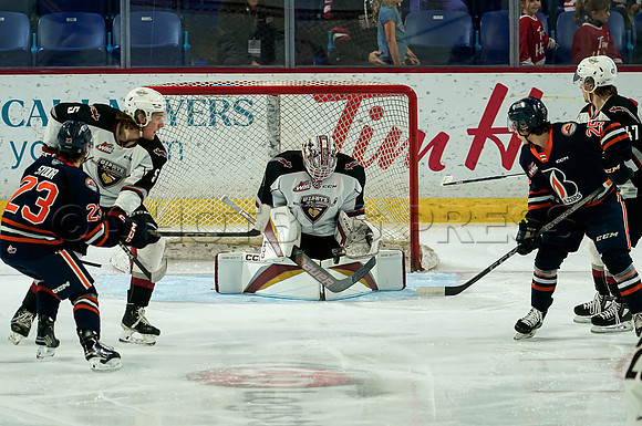 SB-Wes Shaw Kamloops Blazers fall to the Vancouver Giants 4-3  20231029 -93360