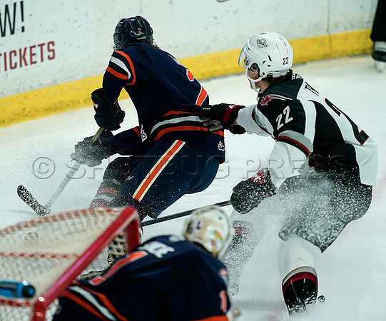 SB-Wes Shaw Kamloops Blazers fall to the Vancouver Giants 4-3  20231029 -93883