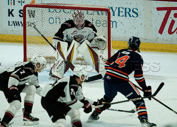 SB-Wes Shaw Kamloops Blazers fall to the Vancouver Giants 4-3  20231029 -93910