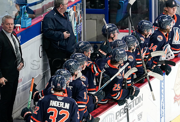 SB-Wes Shaw Kamloops Blazers fall to the Vancouver Giants 4-3  20231029 -94184