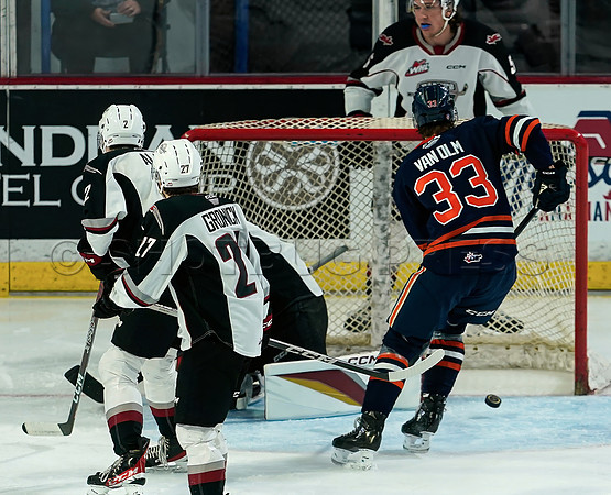SB-Wes Shaw Kamloops Blazers fall to the Vancouver Giants 4-3  20231029 -94281