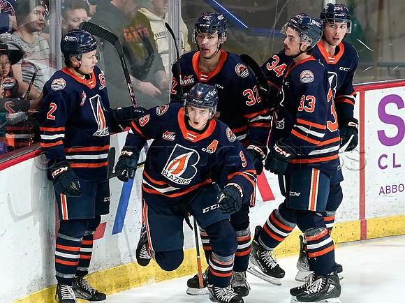 SB-Wes Shaw Kamloops Blazers fall to the Vancouver Giants 4-3  20231029 -94324