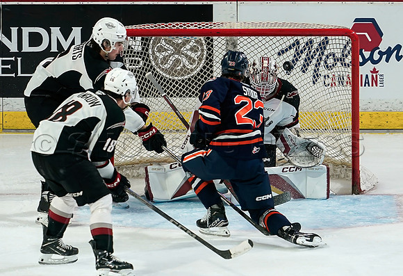 SB-Wes Shaw Kamloops Blazers fall to the Vancouver Giants 4-3  20231029 -94397