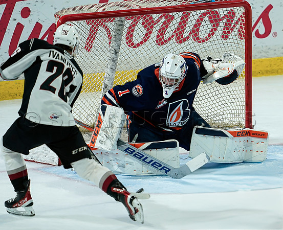 SB-Wes Shaw Kamloops Blazers fall to the Vancouver Giants 4-3  20231029 -95110