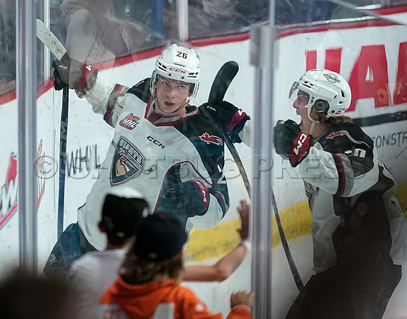 SB-Wes Shaw Kamloops Blazers fall to the Vancouver Giants 4-3  20231029 -95174