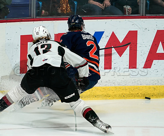 SB-Wes Shaw Kamloops Blazers fall to the Vancouver Giants 4-3  20231029 -95348