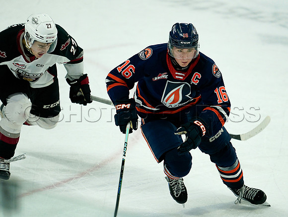 Wes Shaw Kamloops Blazers fall to the Vancouver Giants 3-2 in a shootout  20231104 -100822