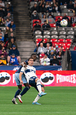 Sat, April 2, 2022 The Vancouver Whitecaps FC clinch a 1-0 win over Sporting Kansas City in Vancouver.