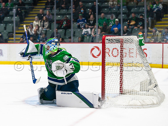 Wed, March 16, 2022 Abbotsford Canucks make an epic comeback to take a 5-4 win in OT against the Manitoba Moose in Abbotsford, BC