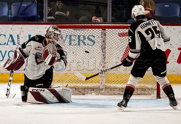 Portland Winterhawks at Vancouver Giants at Langley Event Centre, in Langley, BC, Canada, November 10, 2023.