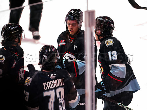 Portland Winterhawks at Vancouver Giants at Langley Event Centre, in Langley, BC, Canada, November 10, 2023.