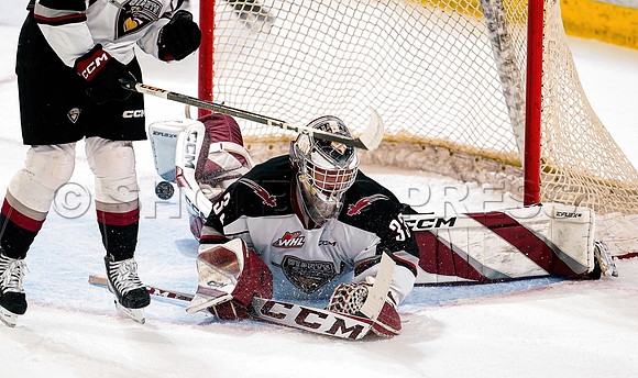 Portland Winterhawks at Vancouver Giants at Langley Event Centre, in Langley, BC, Canada, November 10, 2023.