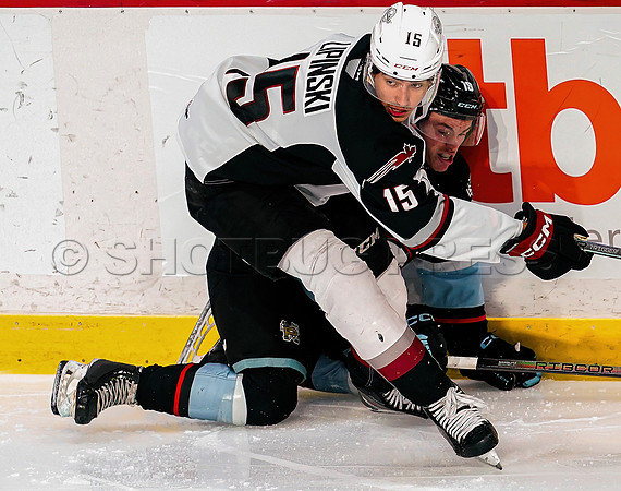 Portland Winterhawks at Vancouver Giants at Langley Event Centre, in Langley, BC, Canada, November 10, 2023.