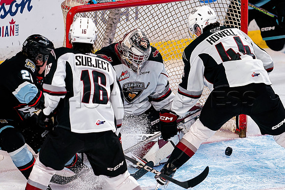 Portland Winterhawks at Vancouver Giants at Langley Event Centre, in Langley, BC, Canada, November 10, 2023.