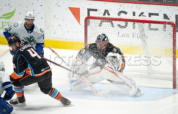 Abbotsford Canucks defeat San Diego Gulls 4-2 on Sunday, Jan 23, 2022 at Abbotsford Centre.