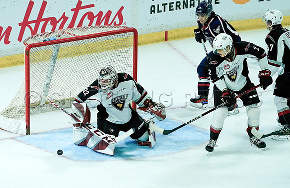 SBP-Wes Shaw Vancouver Giants fall to the Tri City Americans  20231125 -108749