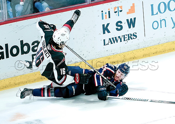 SBP-Wes Shaw Vancouver Giants fall to the Tri City Americans  20231125 -108485