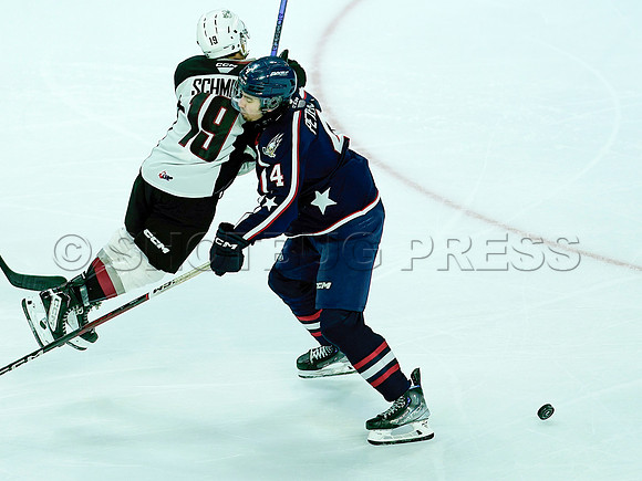 SBP-Wes Shaw Vancouver Giants fall to the Tri City Americans  20231125 -108298