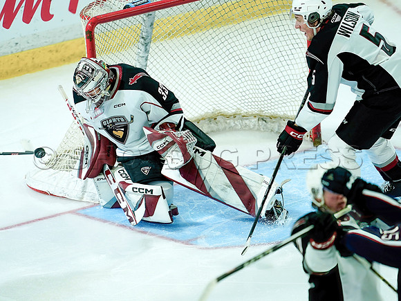SBP-Wes Shaw Vancouver Giants fall to the Tri City Americans  20231125 -107925