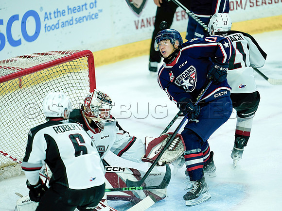 SBP-Wes Shaw Vancouver Giants fall to the Tri City Americans  20231125 -107419