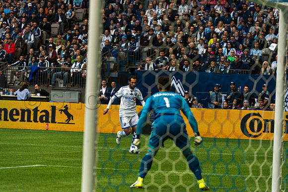 March 4/2018 Vancouver Whitecaps win 2018 season opener at BC Place Stadium in Vancouver against the Montreal Impact 2 to 1.