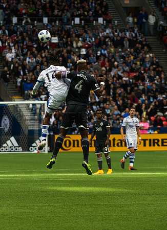 March 4/2018 Vancouver Whitecaps win 2018 season opener at BC Place Stadium in Vancouver against the Montreal Impact 2 to 1.