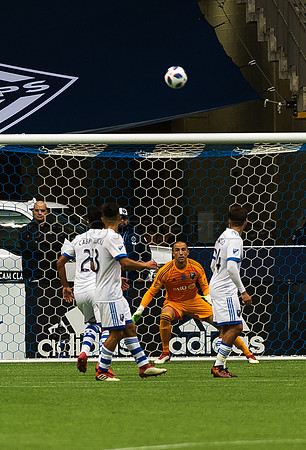 March 4/2018 Vancouver Whitecaps win 2018 season opener at BC Place Stadium in Vancouver against the Montreal Impact 2 to 1.