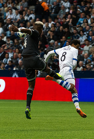 March 4/2018 Vancouver Whitecaps win 2018 season opener at BC Place Stadium in Vancouver against the Montreal Impact 2 to 1.